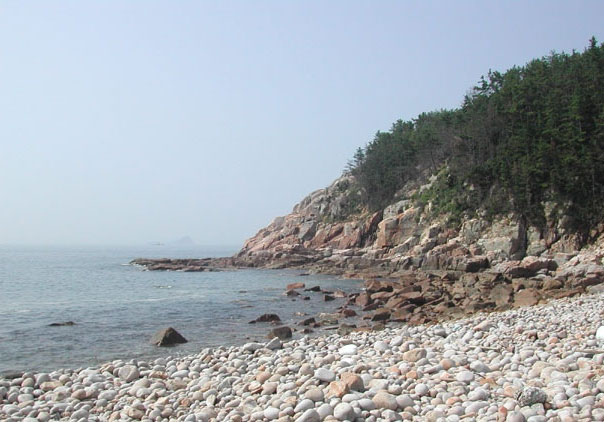 용초마을 뒤 큰논골 해변 사진