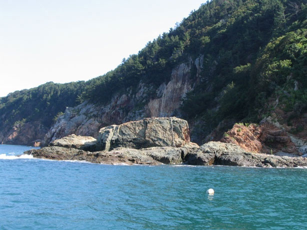 장사도 갯바위 사진