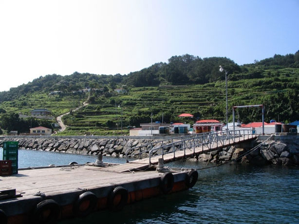 죽도 선착장 사진