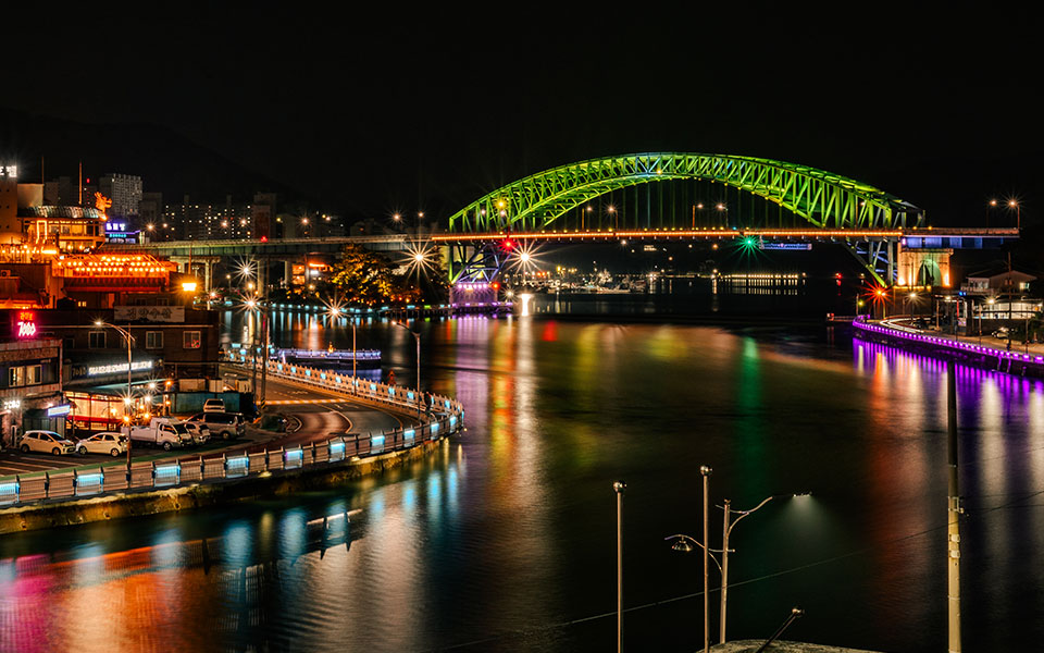 忠武橋和統營運河5