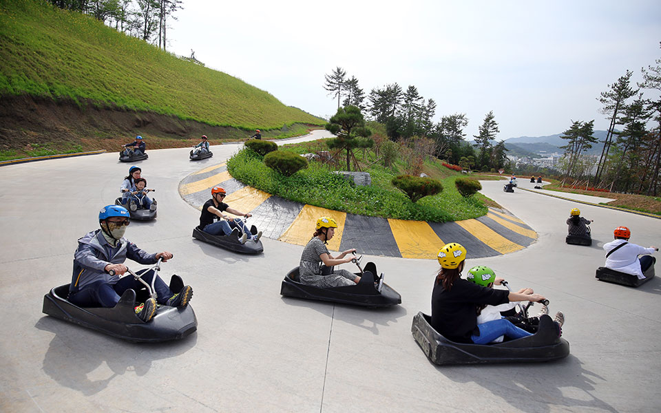 天际线斜坡滑车统营2