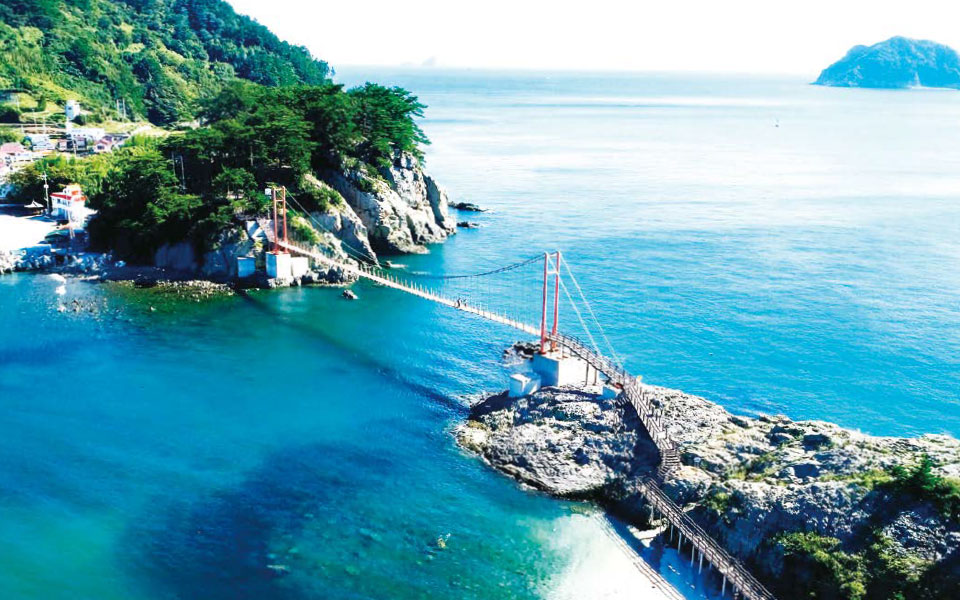 烟台岛~晚地岛步道桥(索桥)3