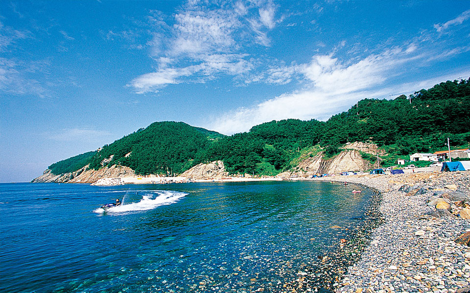 欲知島柳洞、德洞、道洞海水浴場