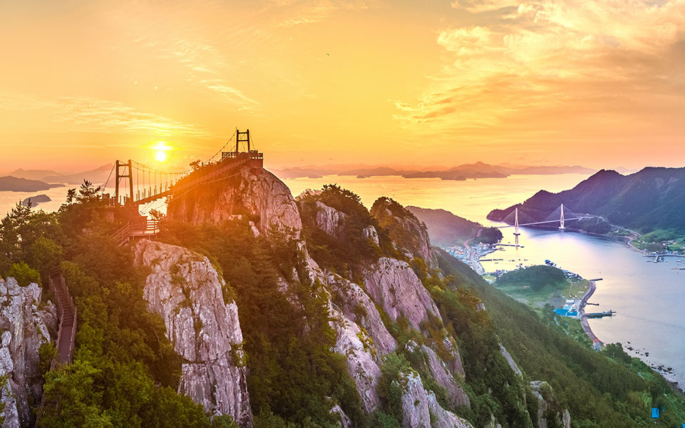 蛇梁島智異山與佛母山2