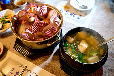 통영의 해산물